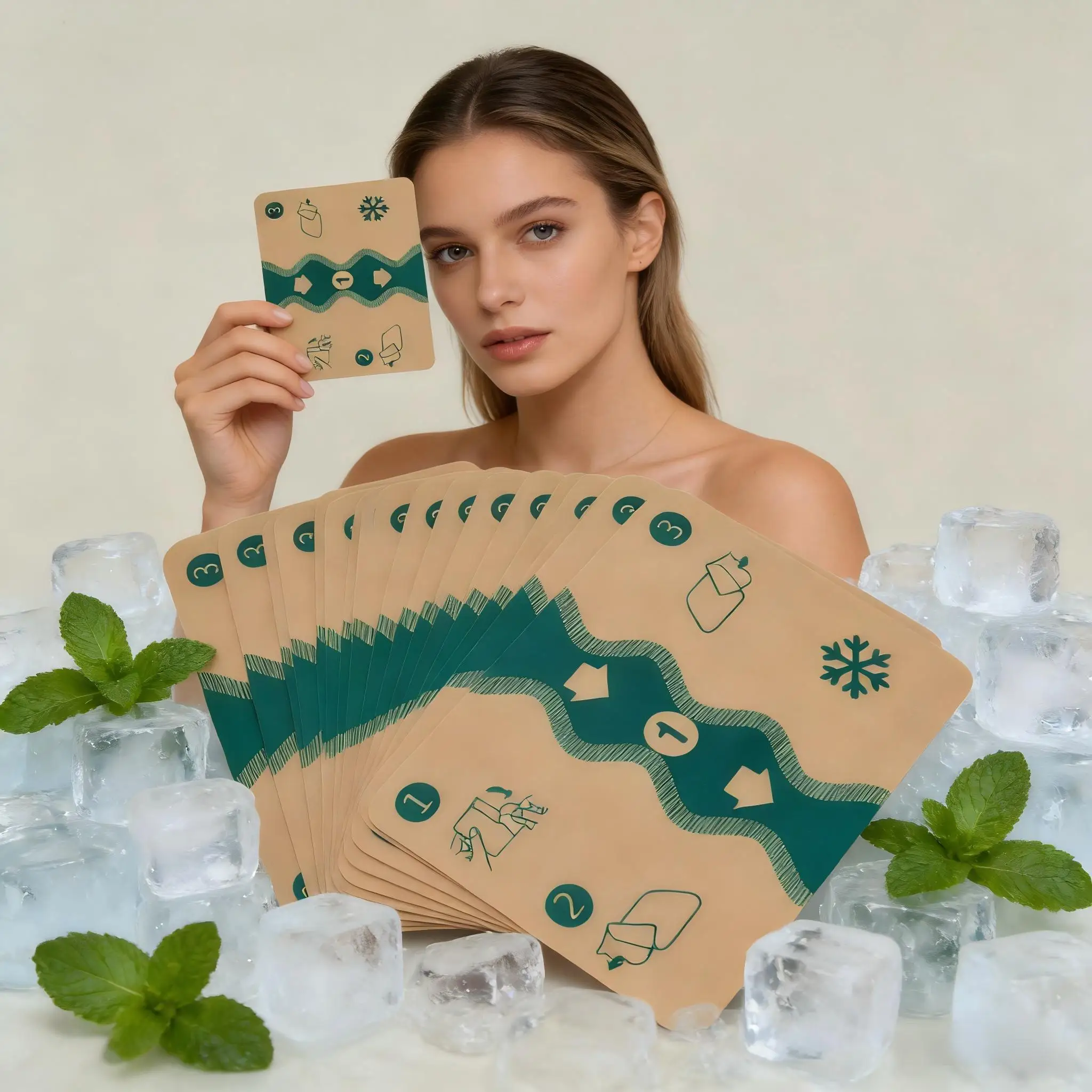 30or90 Pcs Cooling Patches for Knees, Lumbar Spine & Cervical Spine
