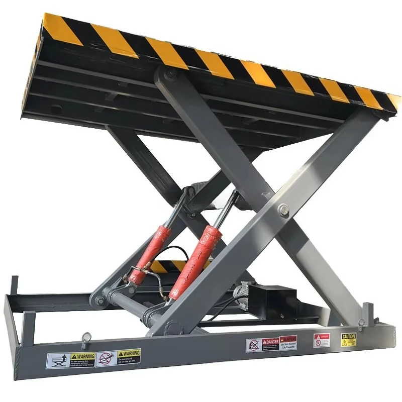 Car Hydraulic Scissor Lift Platform Hoist with 0.5-50 Ton Capacity and 4-8m Lifting Height