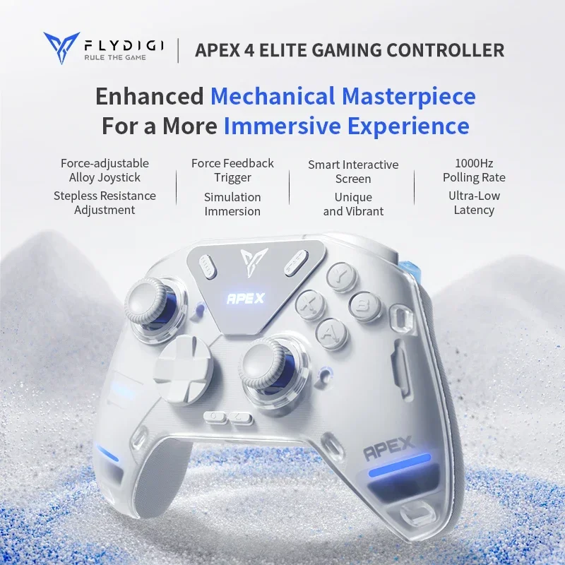 Flydigi APEX 4 Assassins Creed Wireless Gamepad Elite Force Feedback Trigger Support PC Palworld/Switch/Mobile/TV Box