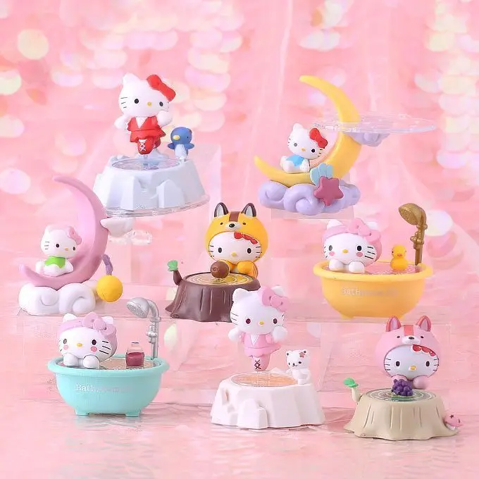 

Kawaii Sanrio Hello Kitty Blind Box PVC Action Figures Desktop Ornaments Doll Toy Anime Kitty Cat Home Decoration Birthday Gift