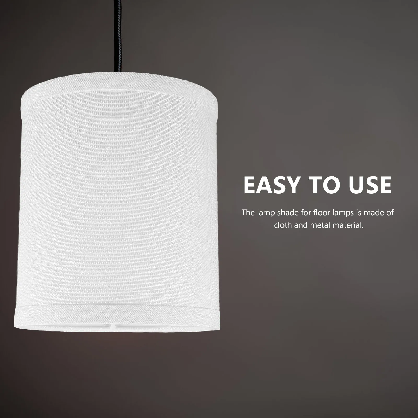 

Fabric Lampshade E27 E14 Socket Drum Shades for Table Lamps Bedroom Lighting Modern Large Lampshades Replacement