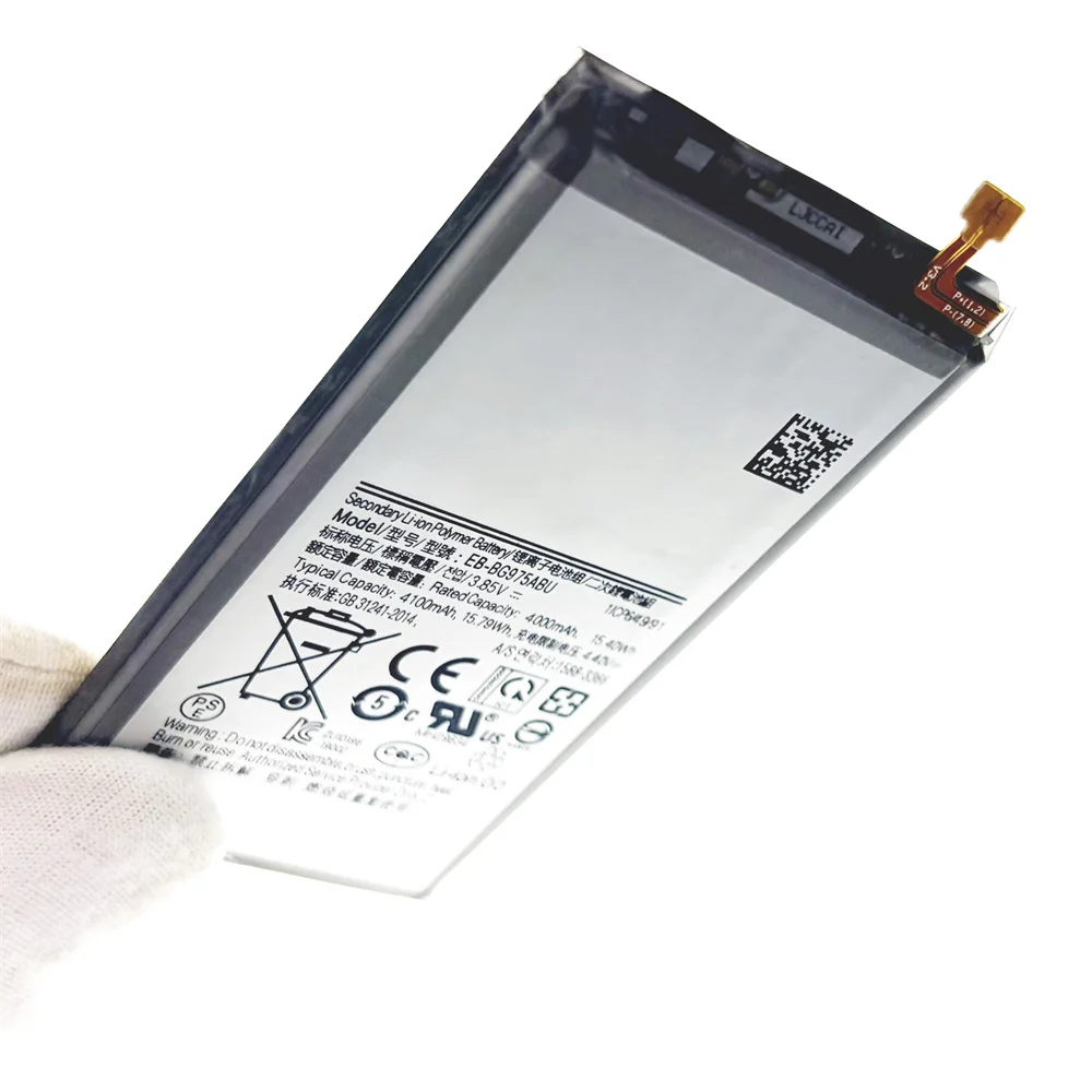 EB-BG975ABU 4100mAh Battery For Samsung Galaxy S10 Plus S10+ S10 Plus SM-G975F/DS SM-G975U/W G975 G975F G975U S10Plus Batteria