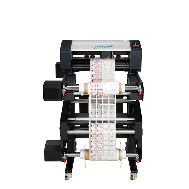 Automatic Self Adhesive Paper Sticker Roll Cutting Slitting Rewinding Machine PVC Epoxy Label Cutter Slitter Rewinder