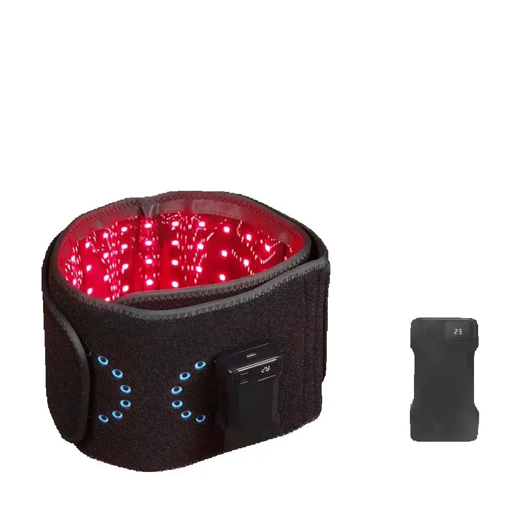 Physical Led Red Infrared Light Therapy Waist Belt With Battery For Back Shoulder Knee Joints