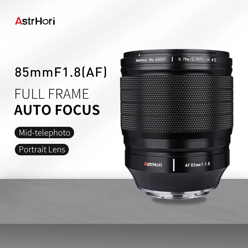 AstrHori 85 مللي متر F1.8 كامل الإطار AF صورة عدسة لنيكون Z سوني E كاميرا بدون مرآة ل A6500 A6400 NEX-5A ZV-E10 Z5 z6 z50 Z30