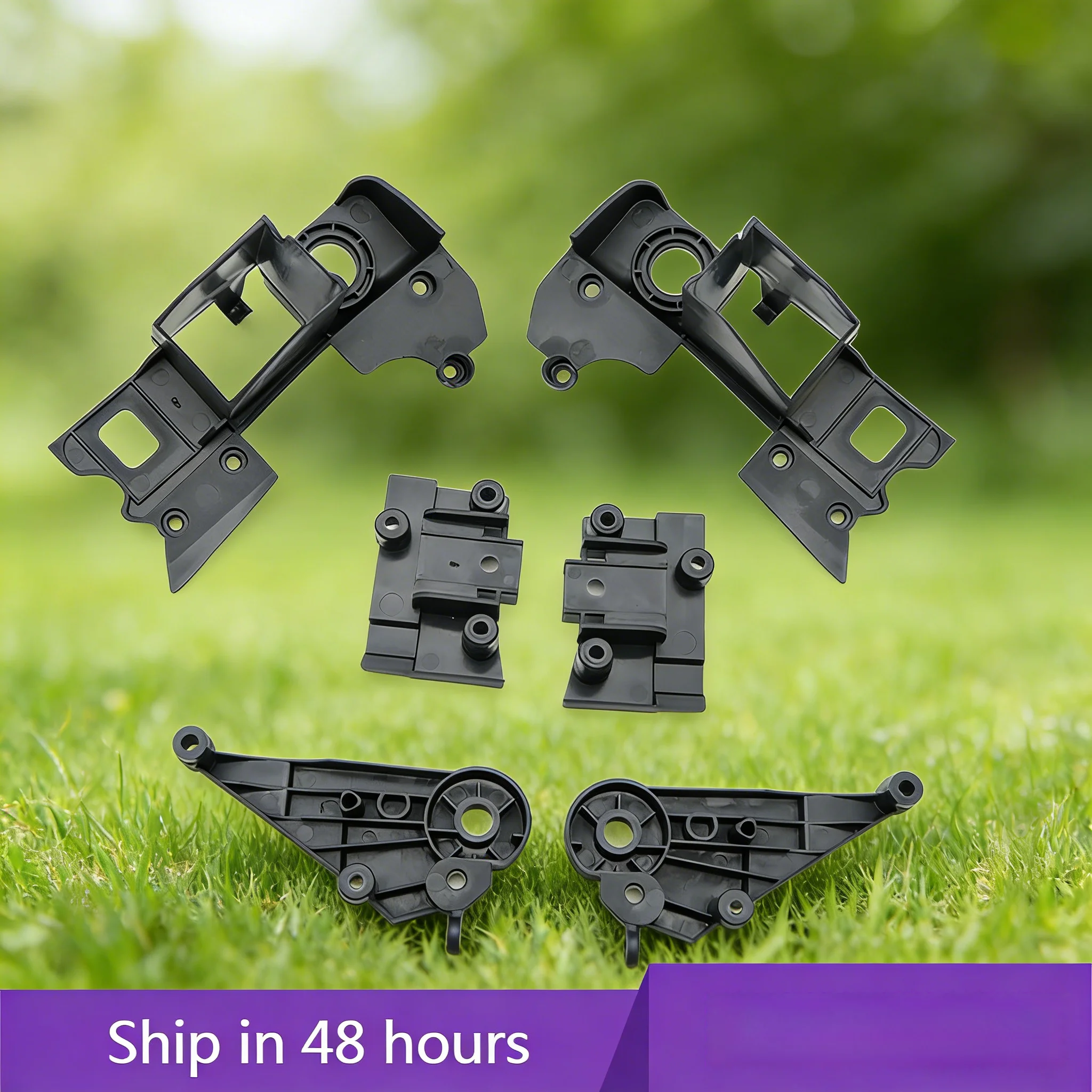 FOR Mercedes-Benz GLS GLE W166 Car Headlight Repair Kit Repair Claws Plastic Fixed Corners Black Light Stand Headlamp Bracket
