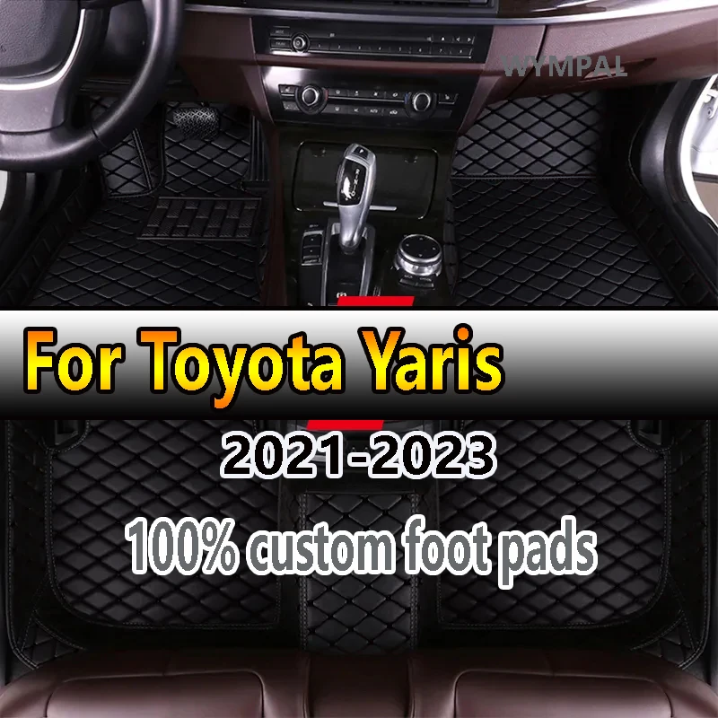 Non-hybrid Vehicle Car Floor Mats For Toyota Yaris Cross Yarisu Kurosu XP210 2021 2022 2023 Waterproof Pads Car Accessories 2012