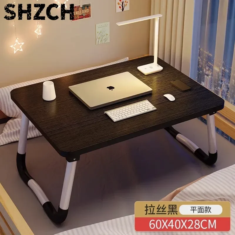 Computer Desk Foldable for Small Spaces Student Dormitory Upper Bunk Study Table Home Bedroom Bay Window Lazy Desk Compact Desig