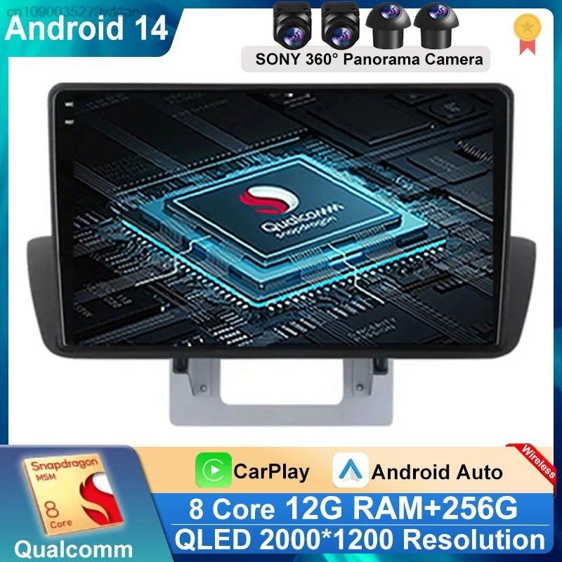 

Android 14 for Mazda BT50 2012-2018 Carplay Android Auto Car Radio Multimedia Video Player Navigation Audio RDS 4G WIFI