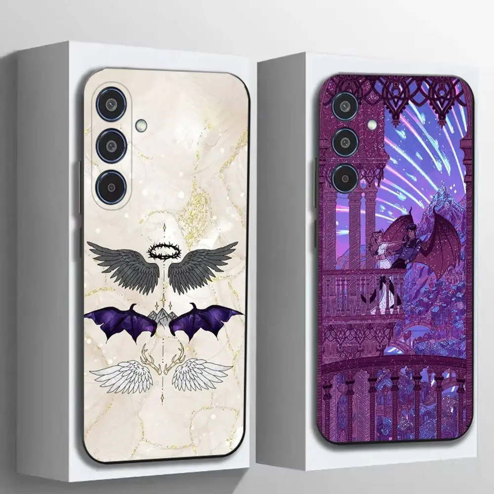 Acotar A Court of Mist and Fury Phone Case For Samsung Galaxy A12 13 Note 10Pro 20Ultra A20 21 30 31 40 41 A71 72,Matte Cover