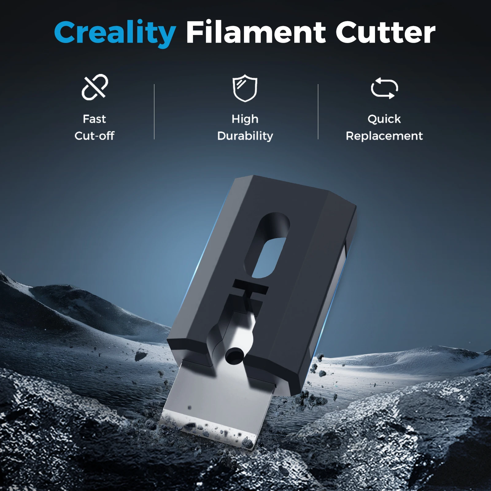 Creality الأصلي 10 قطعة K2 Plus خيوط القاطع قطع سريع عالية المتانة استبدال سريع لأجزاء الطابعة ثلاثية الأبعاد K2 Plus