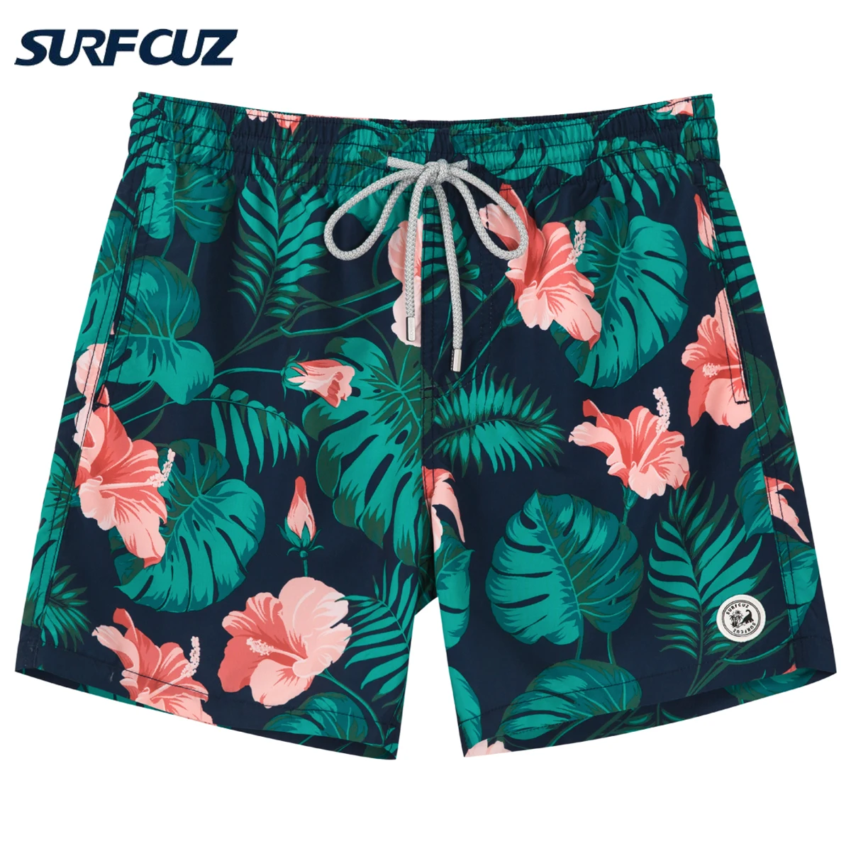 

SURFCUZ Mens Swim Shorts Trunks Surfing Boardshorts Mens Running Sports Shorts Quick Dry Swimwear Beachwear for Men