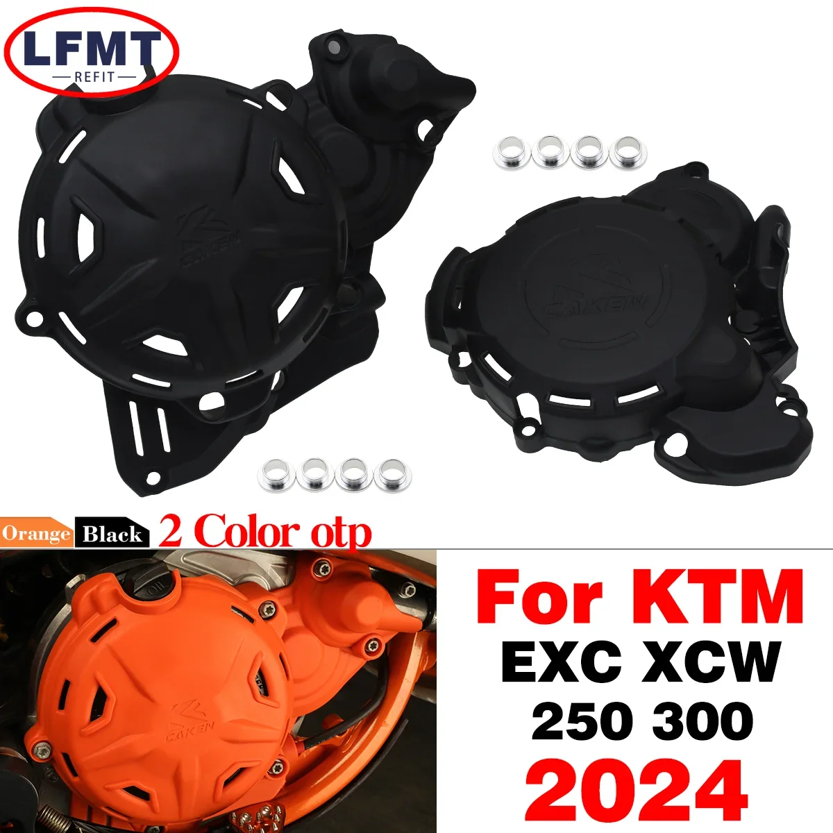 

NEW 2024 Motorcycle Engine Clutch Cover Protector Guard For KTM XC-W XCW 250 300 EXC250 EXC300 For Husqvarna TE TE250 TE300 PRO