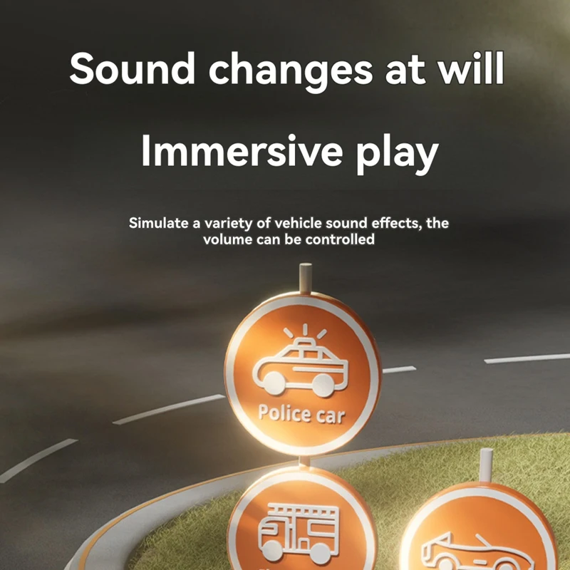 Симулятор вождения с музыкой и звуковыми эффектами автомобилей, интерактивная игрушка-симулятор, гоночный автомобиль, приключенческая игрушка для детей