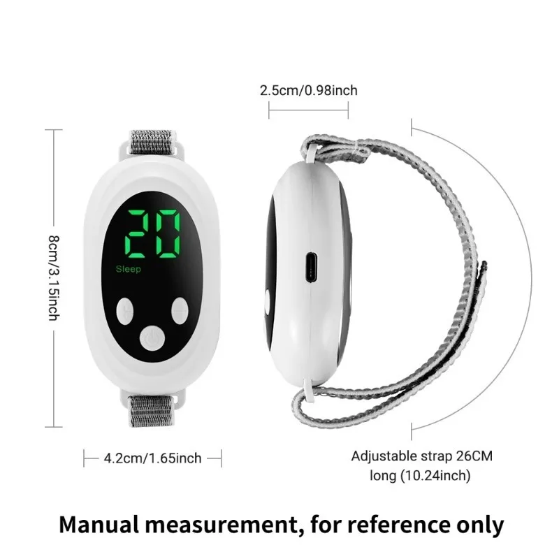 Intelligent Sleep Device, Anxiety Relief, Neurological Sleep, Insomnia, and Soothing Device,Two Modes, 20 Levels of Intensity,