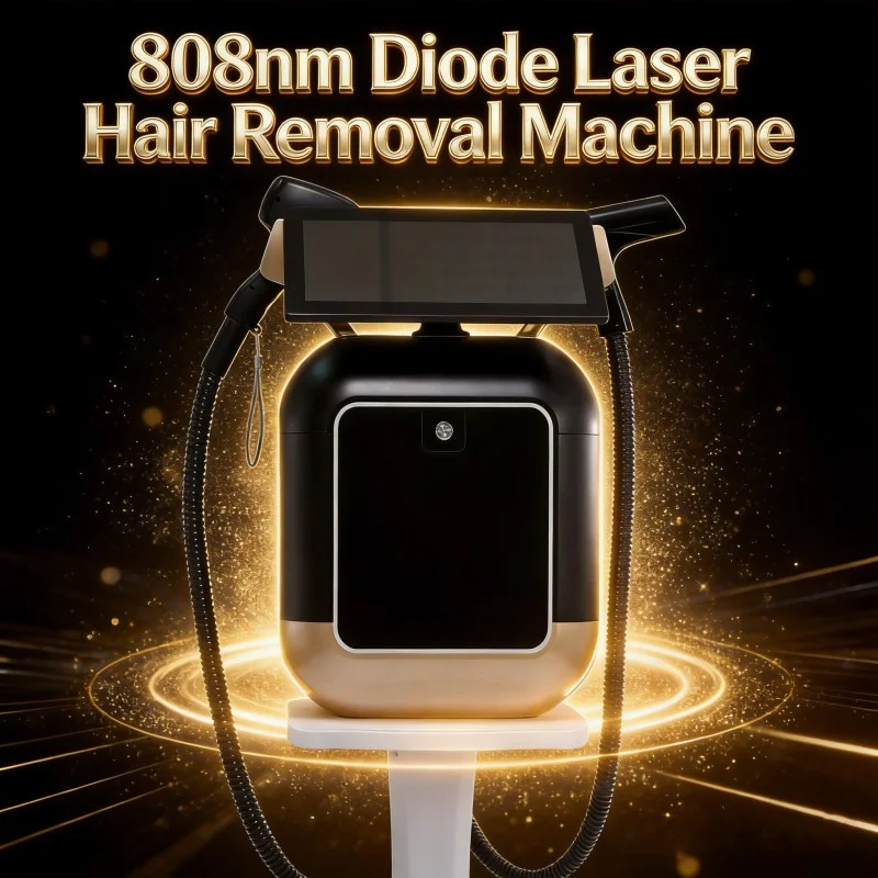 2-in-1 Professional Ice Titanium Laser Hair Removal Machine 808 755 1064 Permanent Diode Hair Removal Equipment For Salon