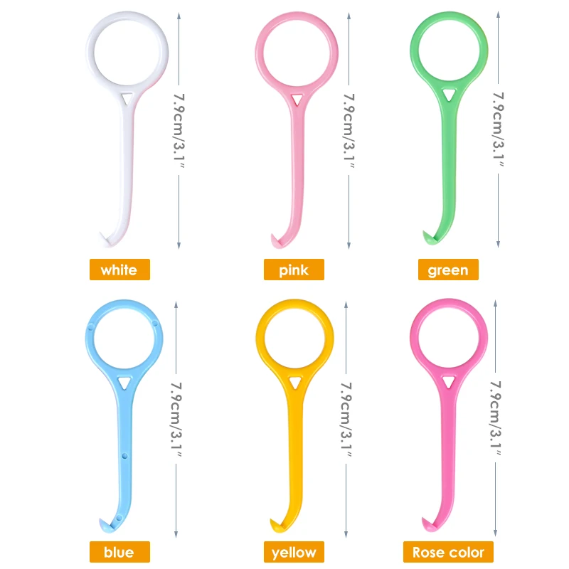 1pc Orthodontic Aligner Hook Invisible Removable Dental Brace Extractor Clear Plastic Oral Care Removable Hook for Braces