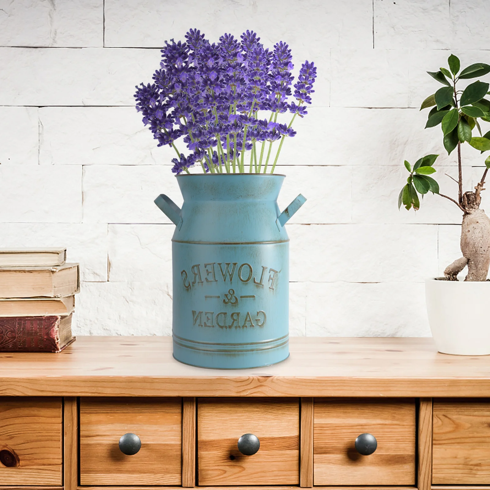 

Rustic Iron Flower Vase Decorative Vase for Natural Artificial Flowers Wedding Home Office Floral Arrangement Bouquets