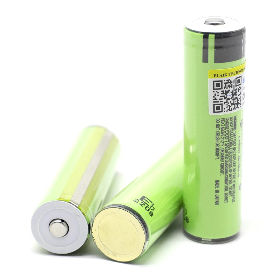 1-10PCS ELAIK 18650 3,7 V 3400mah NCR18650B Für Wiederaufladbare Lthium Batterie Schutz Bord Geeignet Für Taschenlampe