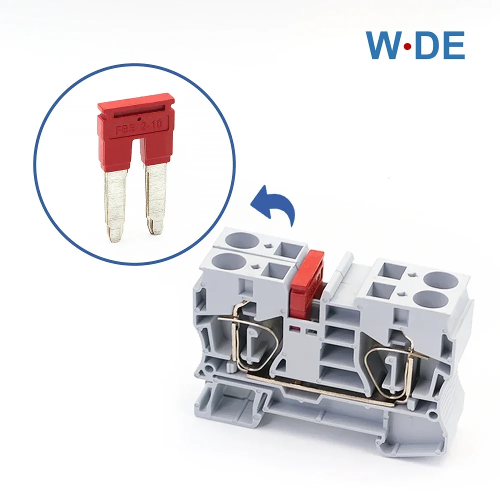 1 Piece Jumper Bridge FBS2-10 For ST-10 And PT-10 DIN Rail Terminal Blocks Accessories