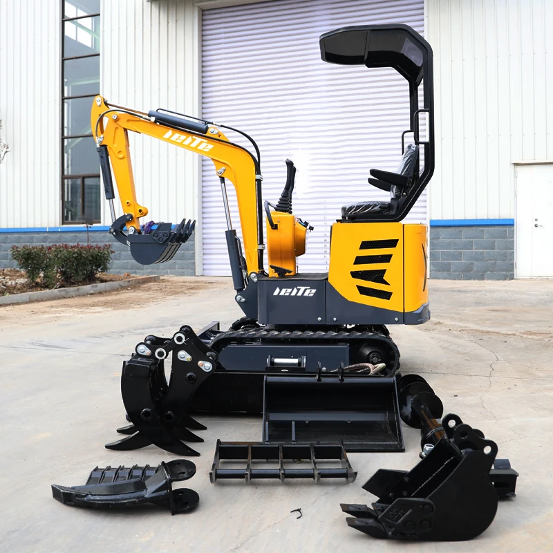 Miniexcavadora diésel China personalizada, 2000kg, 1 tonelada, 1,2 toneladas, hidráulica, 2 toneladas