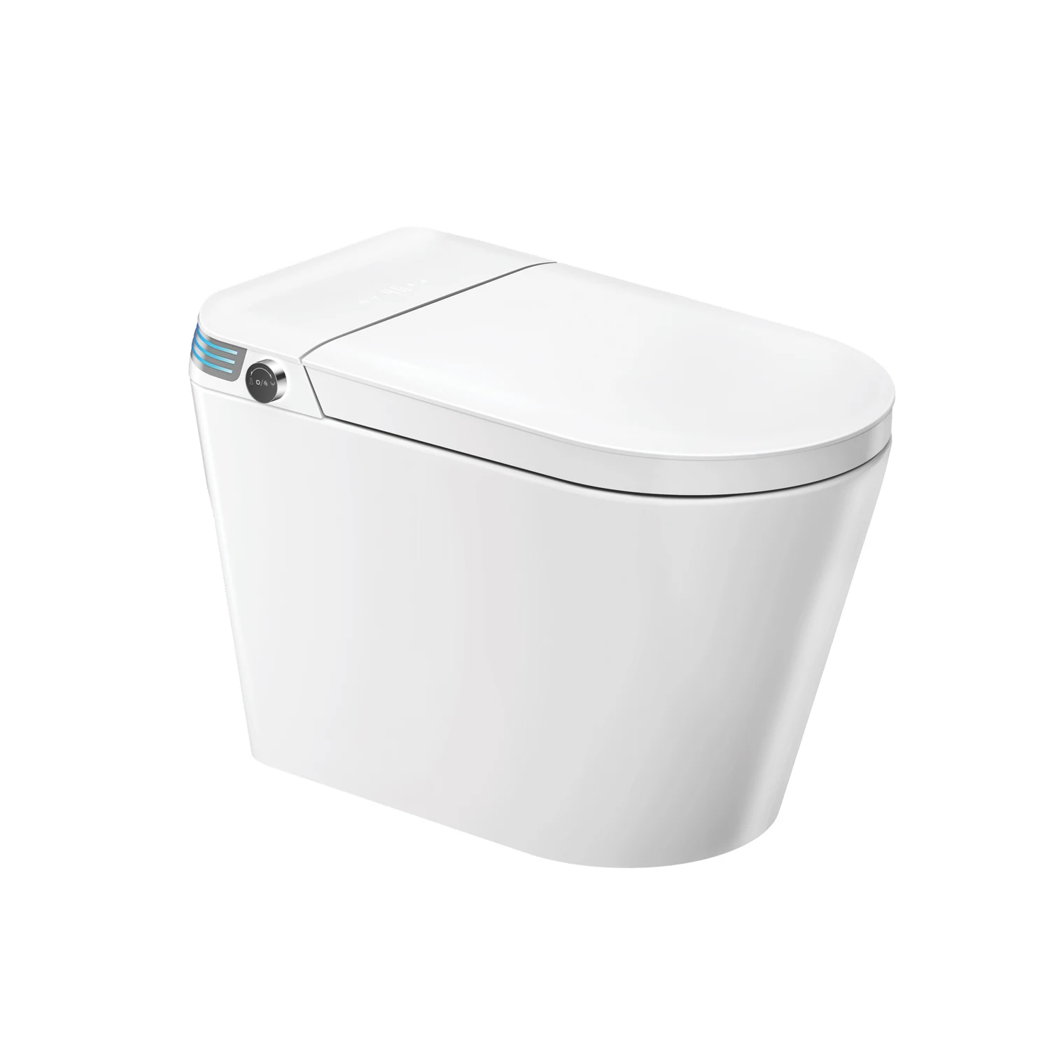 

Automatic Siphon Jet Flushing Ceramic One Piece Bowl Intelligent Bidet Smart Toilet With Remote Control