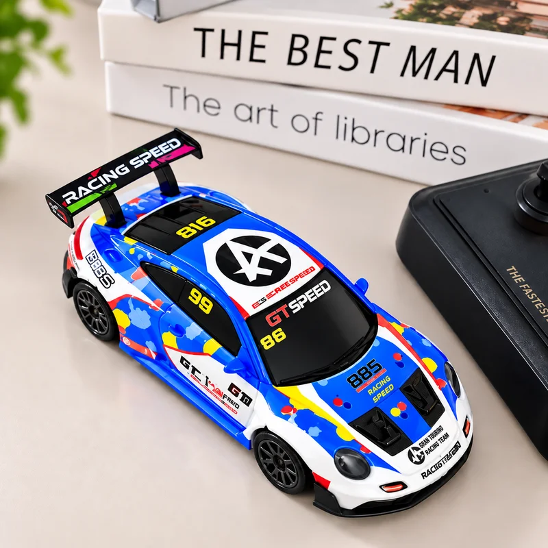1:64 True-to-Scale Die-Cast Alloy RC Drift Car Realistic Sports Racing Car Remote Control Toy Optional Display Case Drift Track view 4