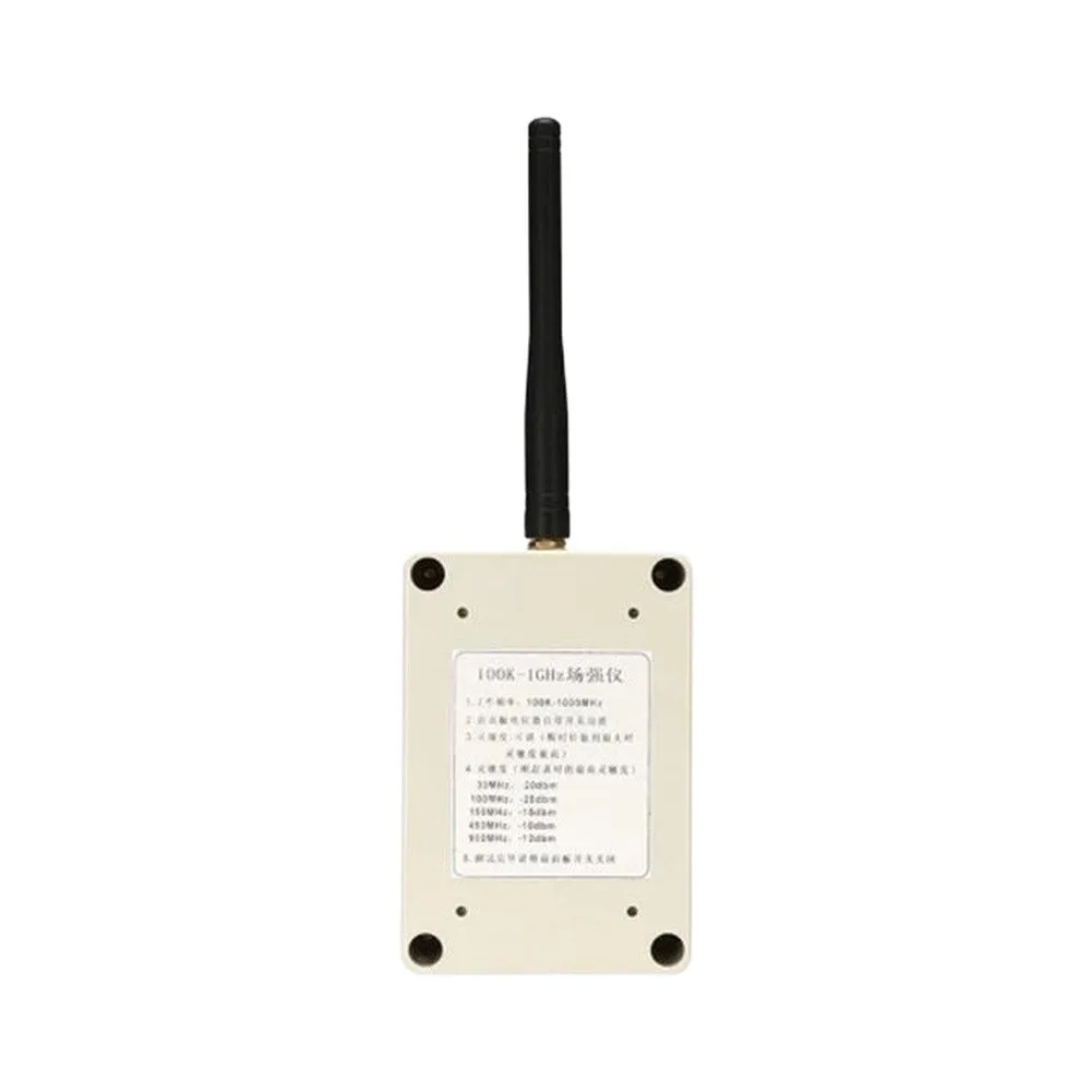 100KHz-1GHz Broadband Field Strength Meter RF Signal Tester With Adjustable Amplitude For Antenna Waveform Detection And Radio M