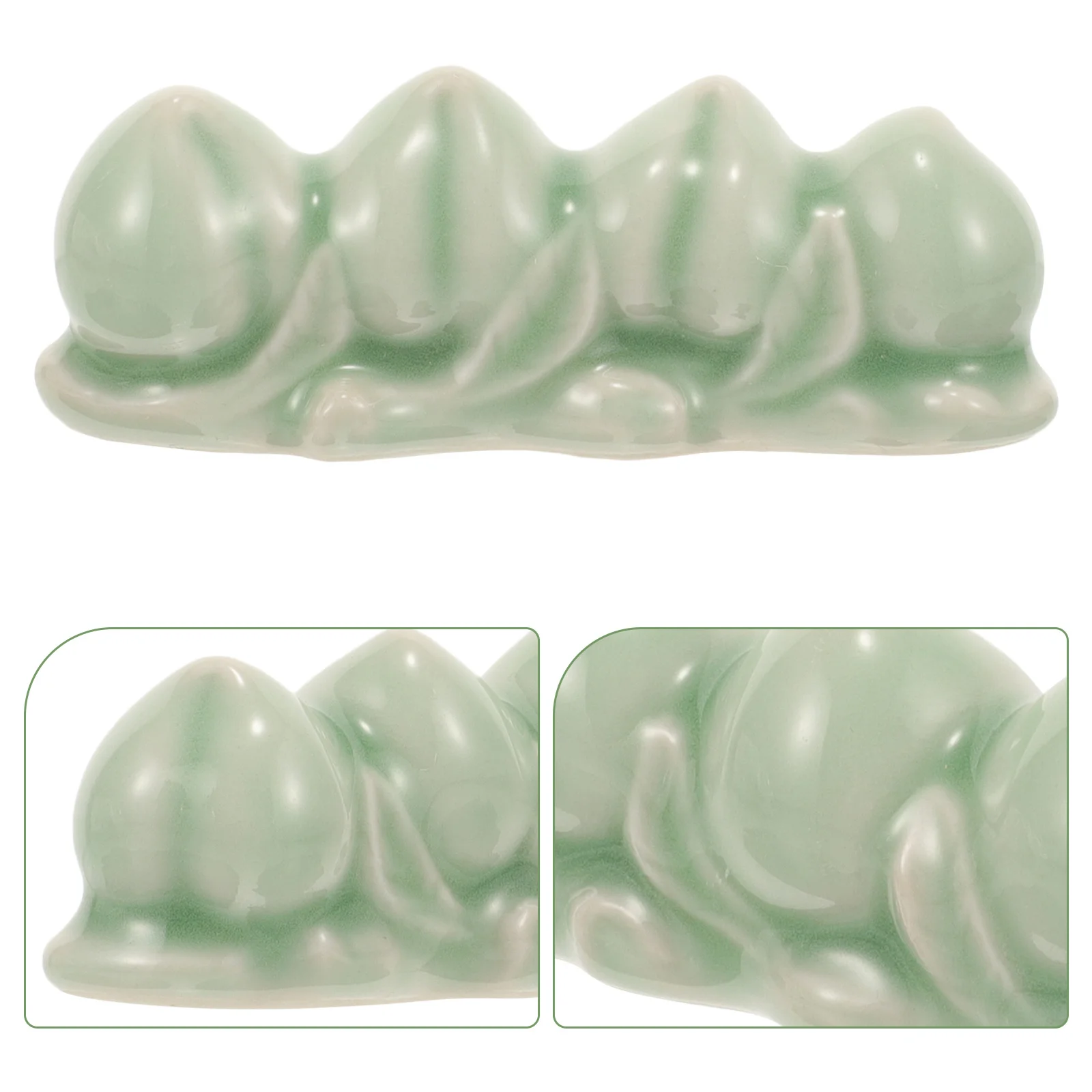 حامل فرشاة من السيراميك على الطراز الصيني لأدوات الكتابة والرسم، فكرة هدية تزيين أنيقة للدراسة #1