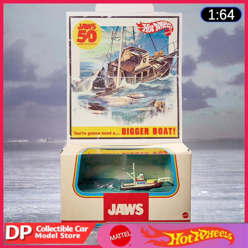 

2025 Hot Wheels 50Th Special-Edition Collectible Anniversary Jaws Collectors Set