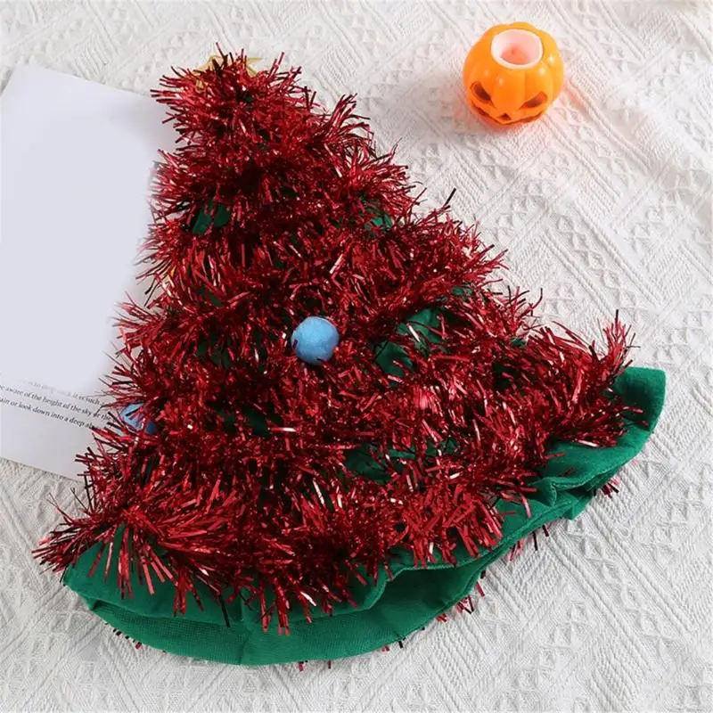 49MF عيد الميلاد شجرة قبعة عطلة عيد الميلاد قبعة حفلة لللباس احتفالات الاحتفالات #3
