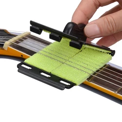 Electric Guitar Bass Strings Scrubber Rub Cleaning Tool Maintenance Care String Cleaner Gitarra Accessories