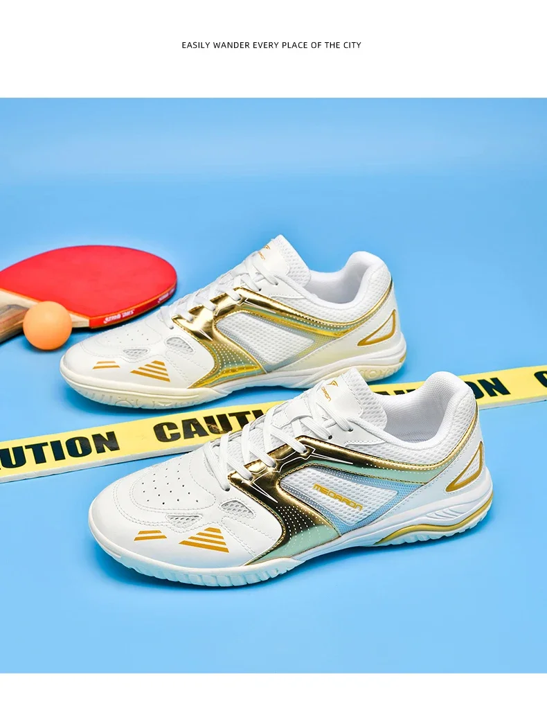 Neue Tischtennisschuhe für Herren und Damen, Leichtgewichtig, für Innen- und Außentraining, Komfortabel und Atmungsaktiv, Marken-Sneakers – Detail 13