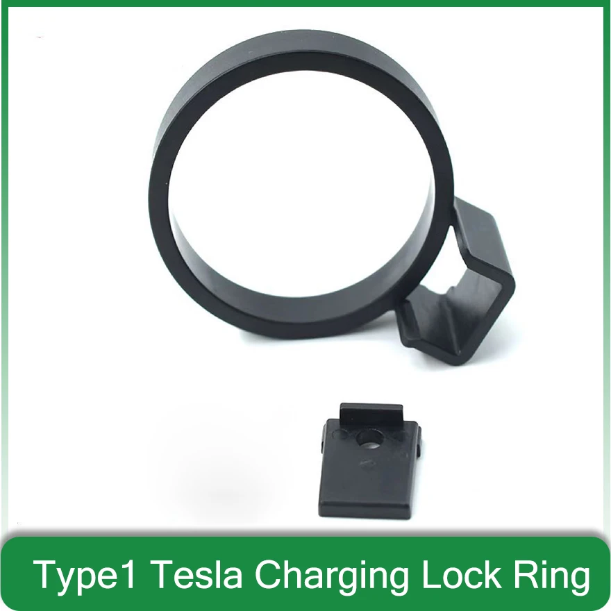 J1772 Slot Voor Tesla Model 3/Y Type 1 Laadadapter Oplaadvergrendeling Veiligheidsbescherming Elektrische Auto-Accessoires Tesla Lock Ring