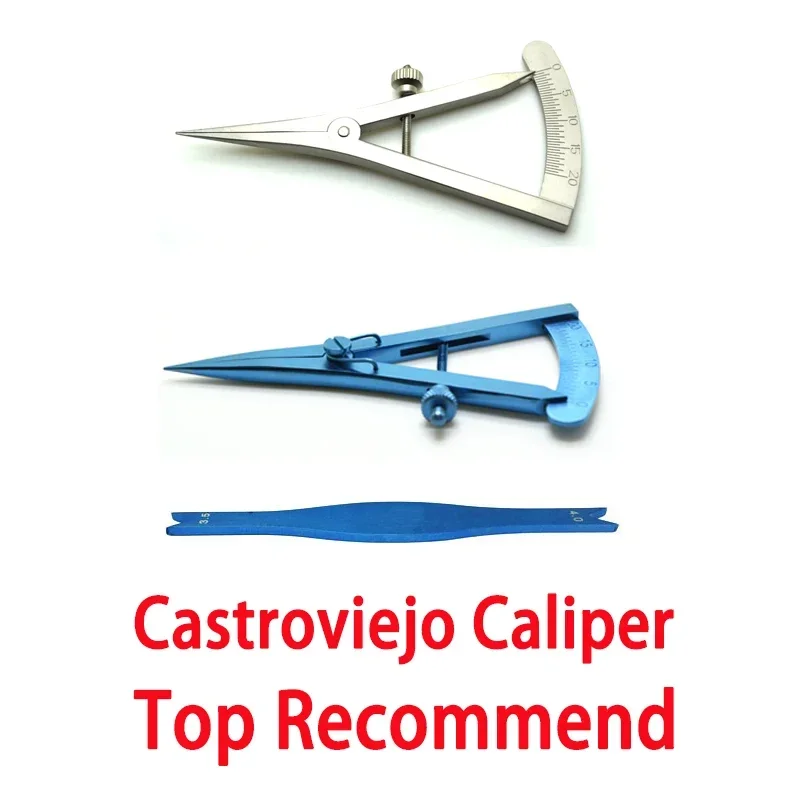 Eye Caliper Castroviejo Calipers Braunstein Fixed Caliper Eyelid Calipers  Ophthalmic Instruments oftalmologia Hi Eye
