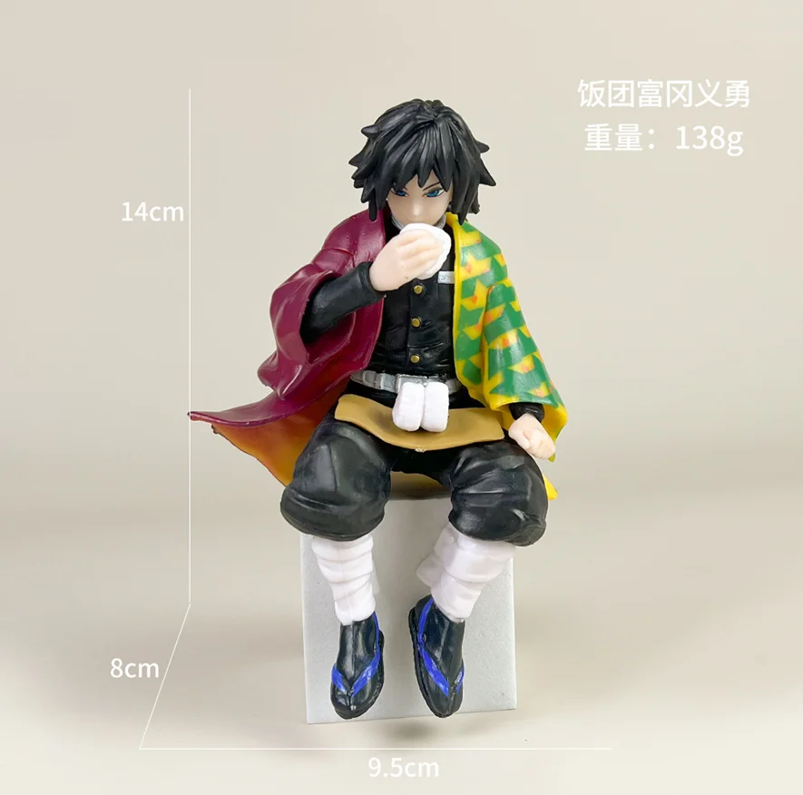 Hot Anime Demon Slayer Sit Eating Hochwertige Reisfigur Alle Stile Tanjiro Nezuko Kyoujurou Tengen Tokitou Muichirou Figur – Detail 13