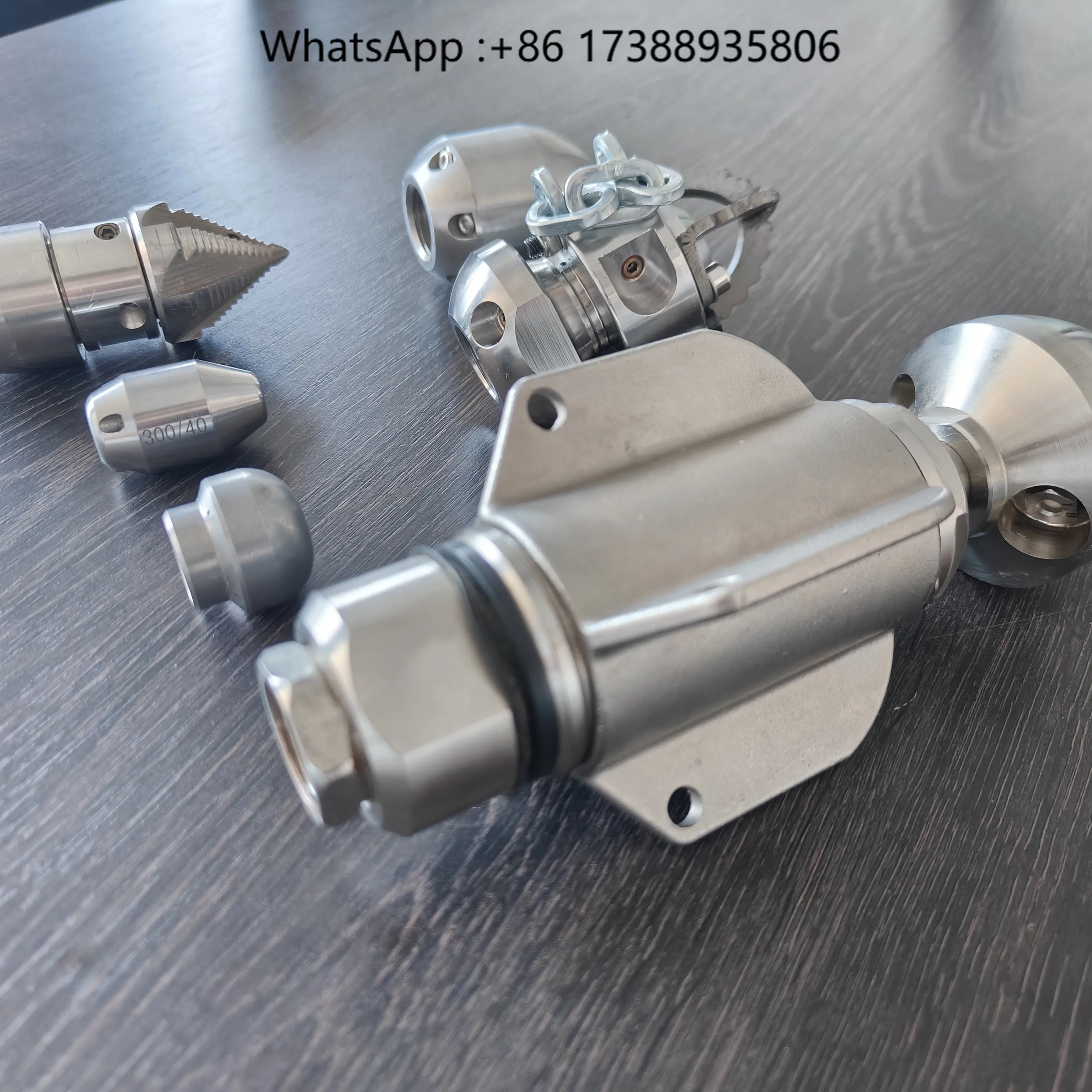 Super Cleaning Power Sewer Cleaning Nozzle Fitting Customizable Nozzle for High Pressure Sewer Pipe Cleaner Accessories.