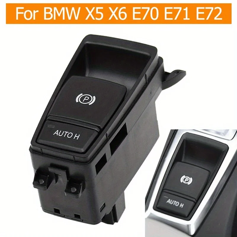 for BMW E70 X5 E71 E72 X6 61319148508 Electronic Handbrake Parking Control Switch Assembly - Automatic H Hold Button