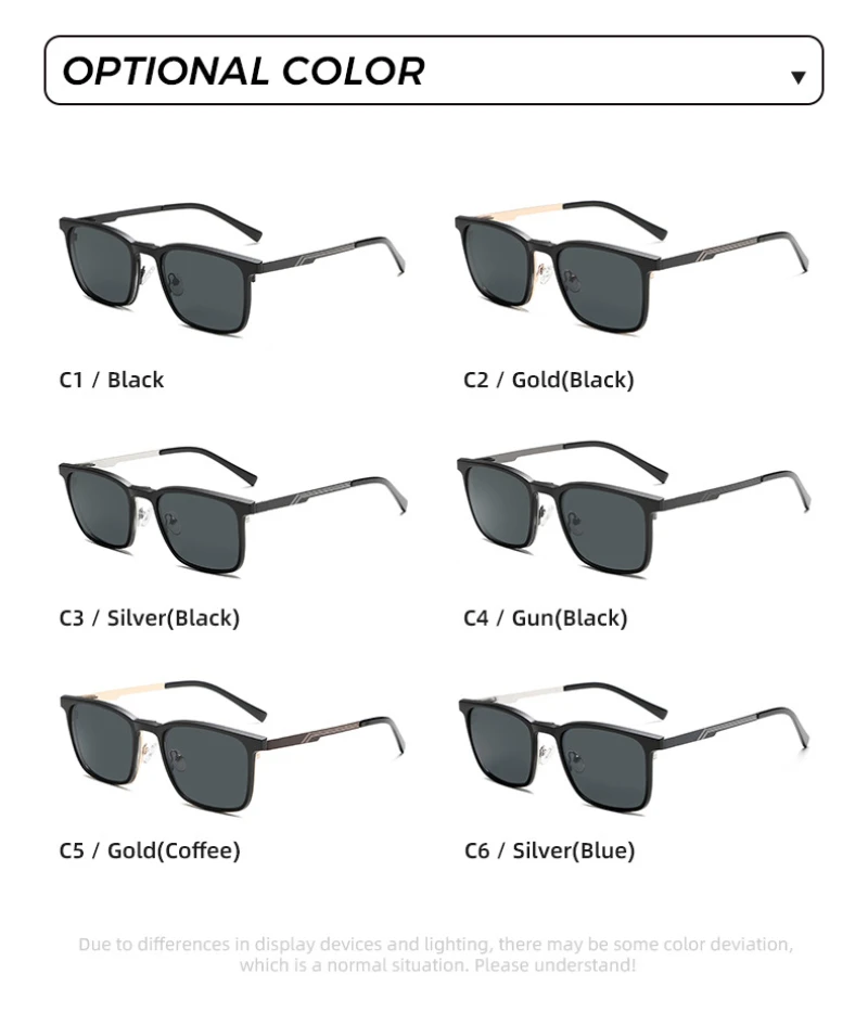 BEMORE Square Alloy Clip on Prescription Glasses Men Polarized UV400 Magnetic Sun Myopia Degree Optical Graduated Eyeglasses