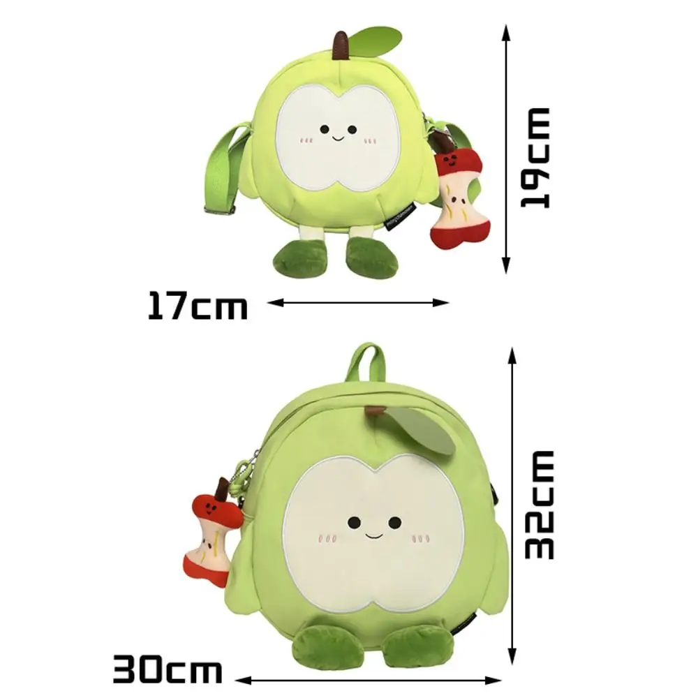 حقيبة كتف نايلون جديدة لون جديد حقيبة ظهر ذات سعة كبيرة على شكل أبل حقيبة كاجوال للنساء #6