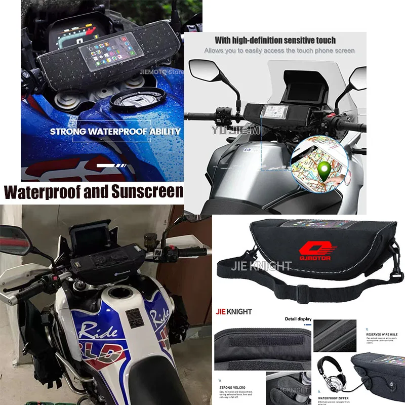 

for QJMOTO QJ SRT 800 800X 800SX SVT 650 X SRT700 SRT 800 700 650 550 Motorcycle Accessories handlebar travel navigation bag