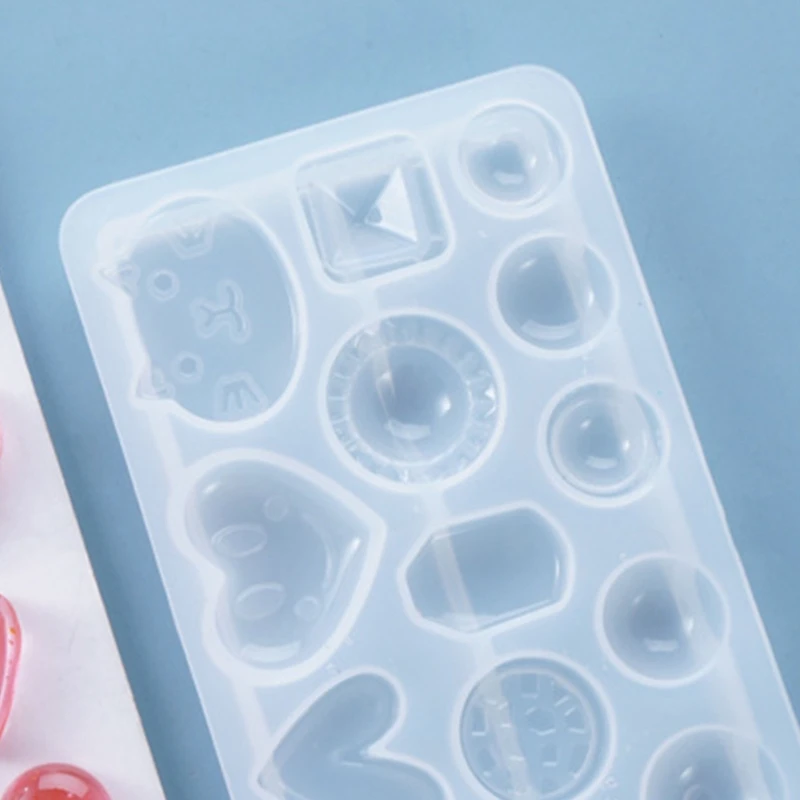 Handmade DIY Eardrop Earring Silicone Mold DIY Art Crafts Ear Studs Casting Mold