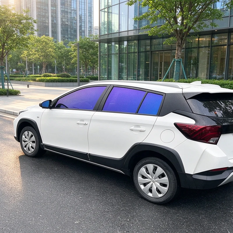 Chameleon Purple 70% 1mX3m High Definition Window Tint Film High Insulation UV Rejection Windshield Tint Chameleon Tint Film