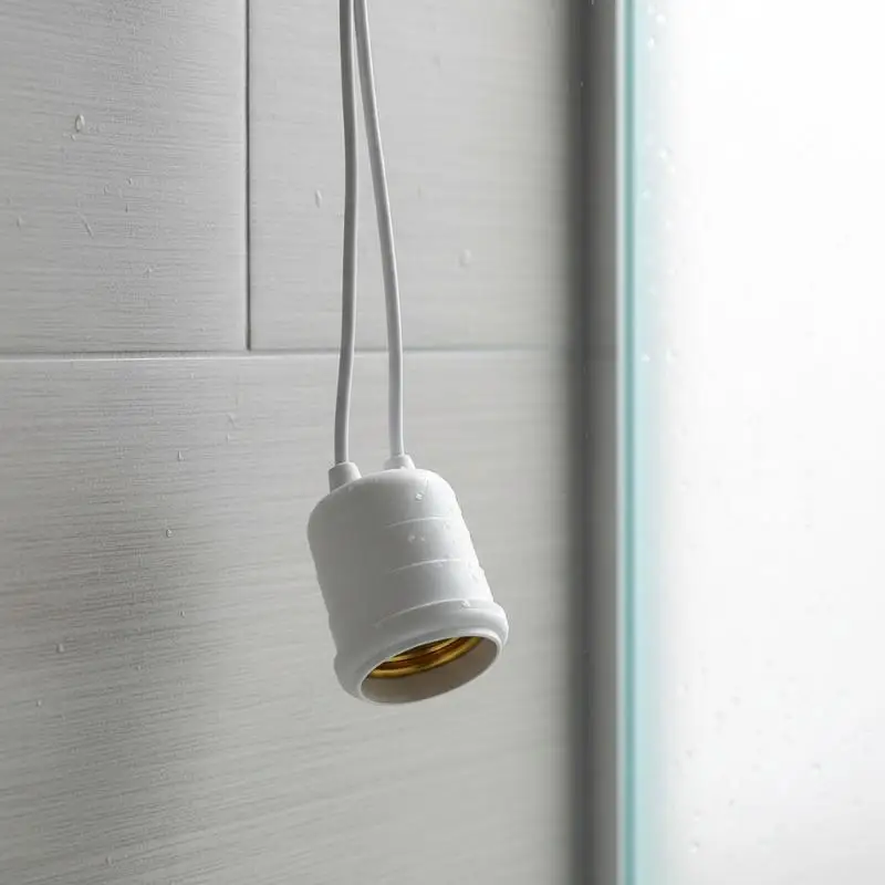 E27 Waterproof Light Socket Insulated Wires High Heat Resistant Shell for Outdoor Garden Wedding Party Lighting Decor