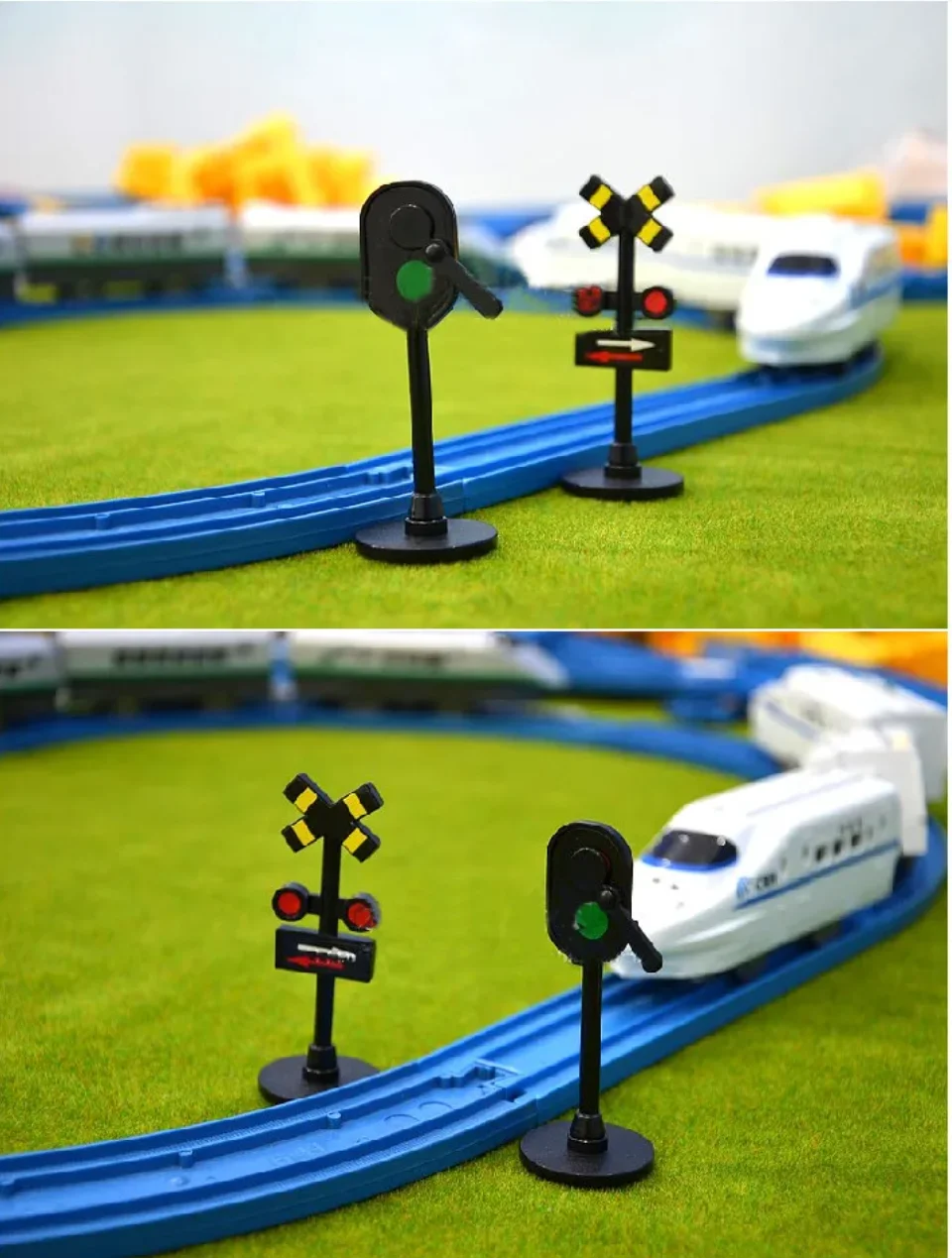 Suitable for electric light rail train scene Manually change light traffic light groups boys / children's toys gift X1-13