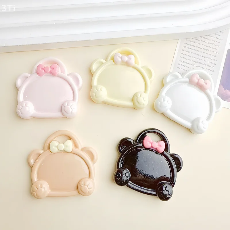 2 ชิ้นน่ารักเรซิ่นหินเล็บ Palette ผสมสีวาดพาเลทเจลจอแสดงผลเคล็ดลับเล็บปลอมชั้นวาง DIY เล็บเครื่องมือ