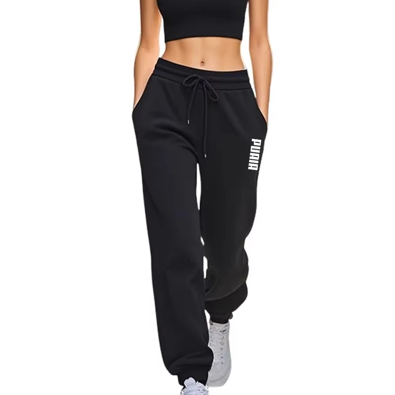 2026 Bestseller Damen Einfarbige Jogginghose Hochwertige Outdoor-Freizeithose für Frauen Sportliche Jogginghose Urban Fashion Lose Hose – Detail 11