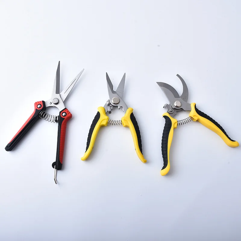 3 Pcs Work Scissors Metal Cutting Scissors Wire Shaped Electrician Garden Kitchen Industrial Scissors Multifunction Hand Tools