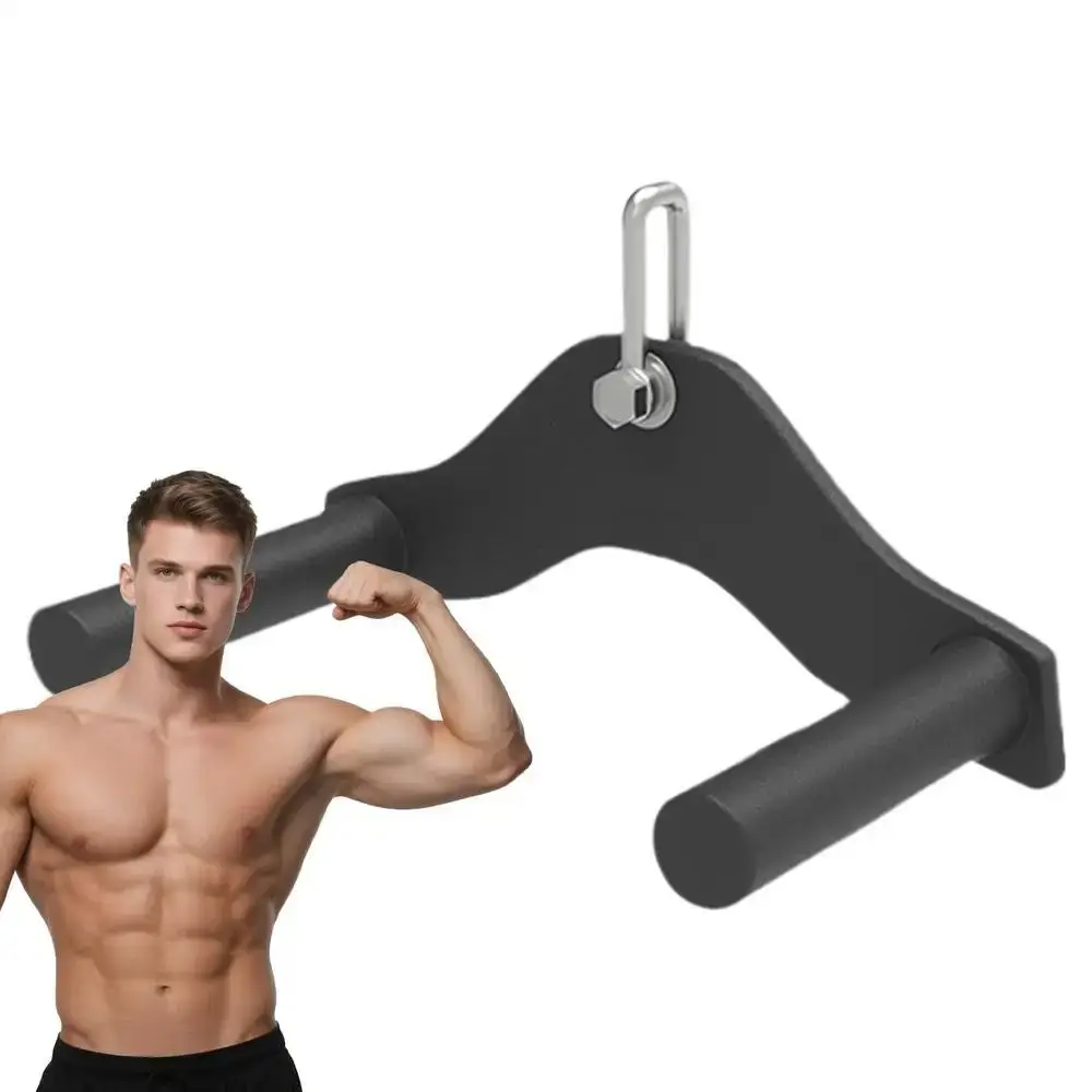 

2nd Generation Back Muscle Row Handle Fits The Palm PVC Grip Gym Equipment Pull Bar Multifuntional Professional