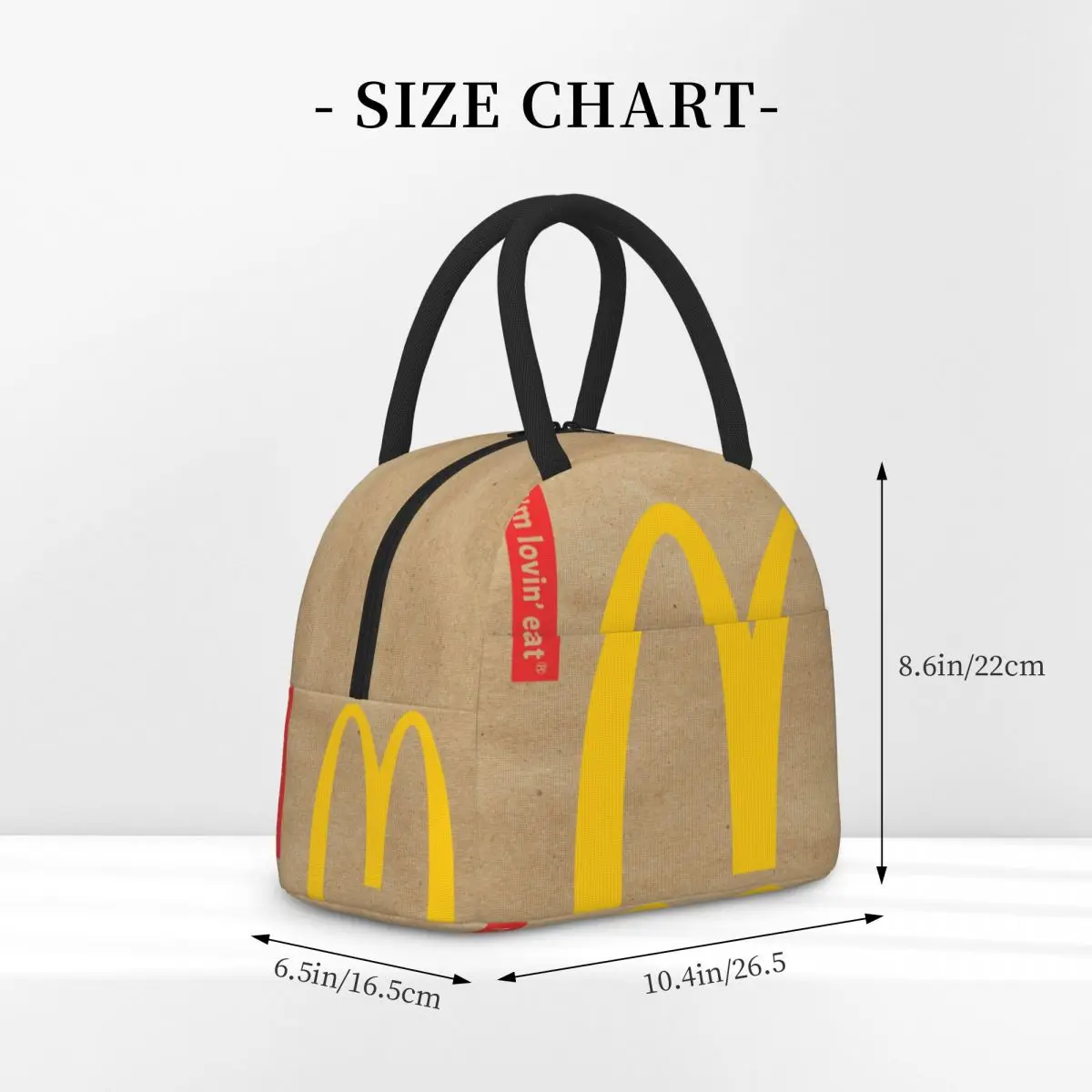 McDonald Thermal Insulated Lunch Bags for Office Portable Food Container Bags Thermal Cooler Lunch Boxes